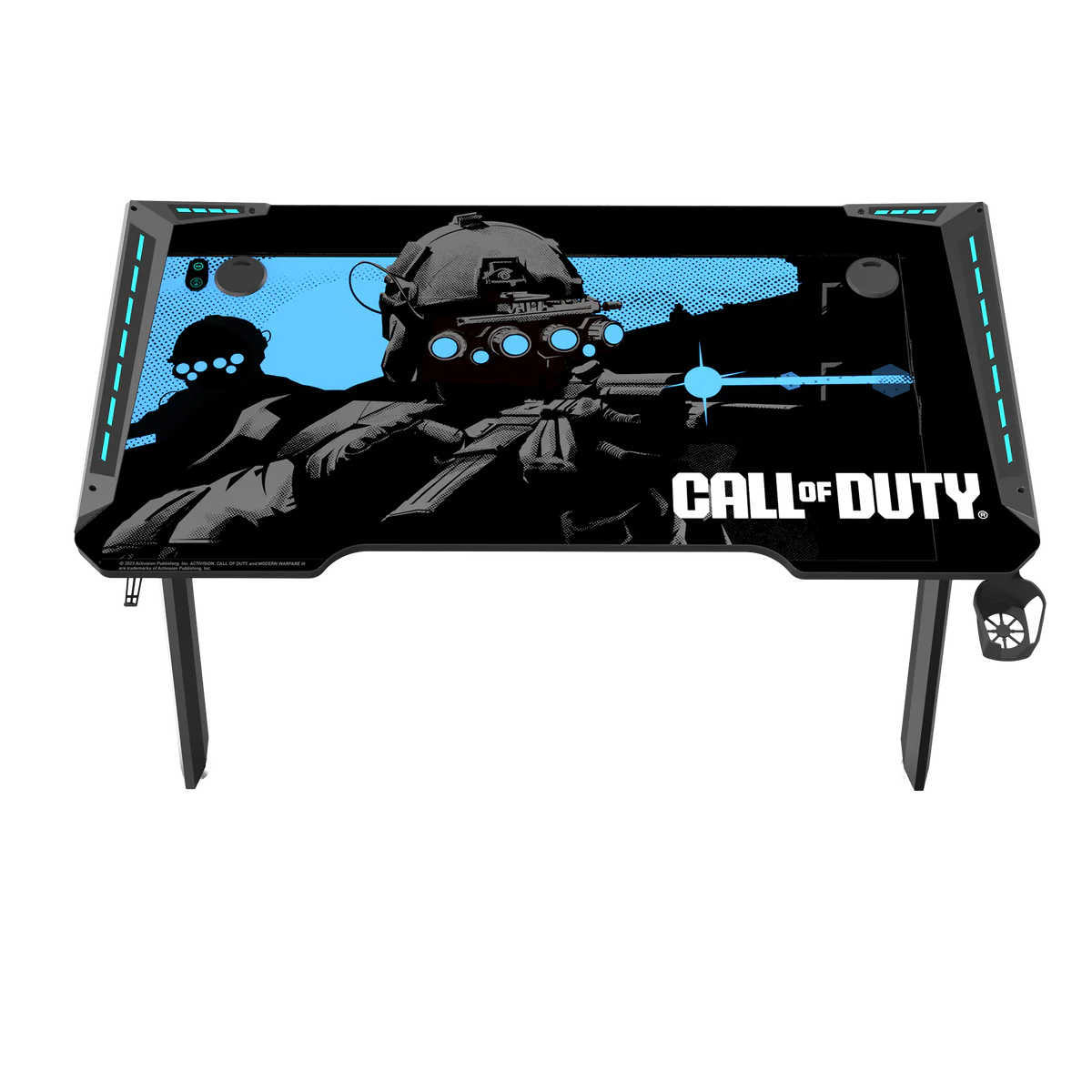 Gameon Call Of Duty (COD) Hawksbill Series RGB Flowing Light Gaming Desk Gameon Call Of Duty (COD) Hawksbill Series RGB Flowing Light Gaming Desk